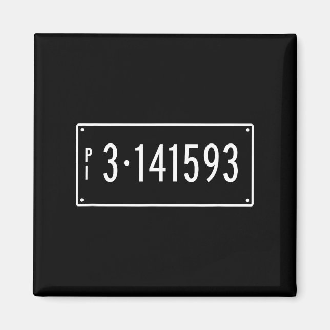 Trigonometrie der Geometrie der Pi-Tagesmathematik Magnet (Vorne)