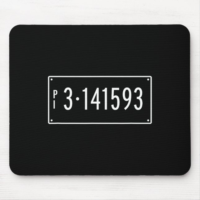 Trigonometrie der Geometrie der Pi-Tagesmathematik Mousepad (Vorne)