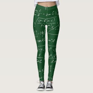 Trigonometrie formuliert geometrisches Muster Leggings