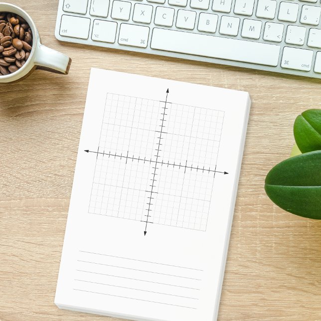 Trigonometrie X Y Koordiniert Graph Paper Post-it Klebezettel (Trigonometry X Y Coordinates Graph Paper Post-it Notes)
