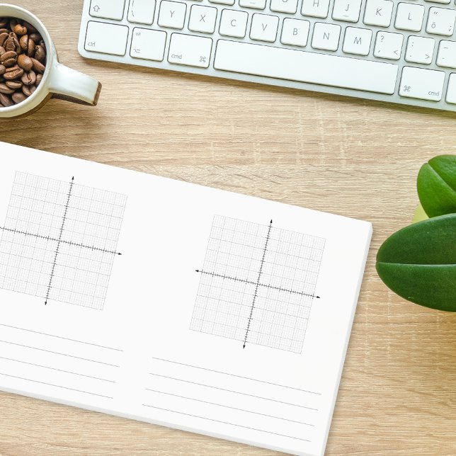 Trigonometrie X Y Koordiniert Graph Paper Post-it Klebezettel (Trigonometry X Y Coordinates Graph Paper Post-it Notes)