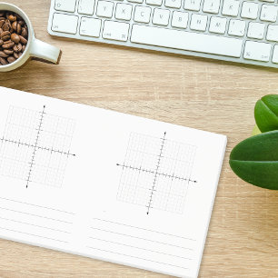 Trigonometrie X Y Koordiniert Graph Paper Post-it Klebezettel