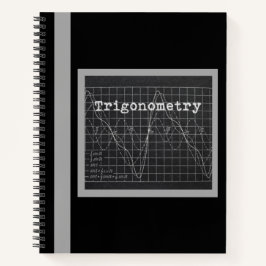 TRIGONOMETRIEANLAGEN (SCHWARZ) - NOTEBOOK NOTIZBUCH