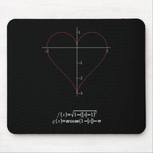 Trigonometrisches Herz Mousepad