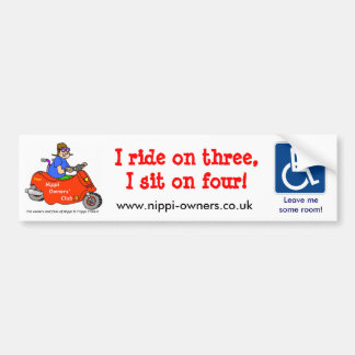 Trike der Verein Nippi Inhaber Aufkleber Autoaufkleber