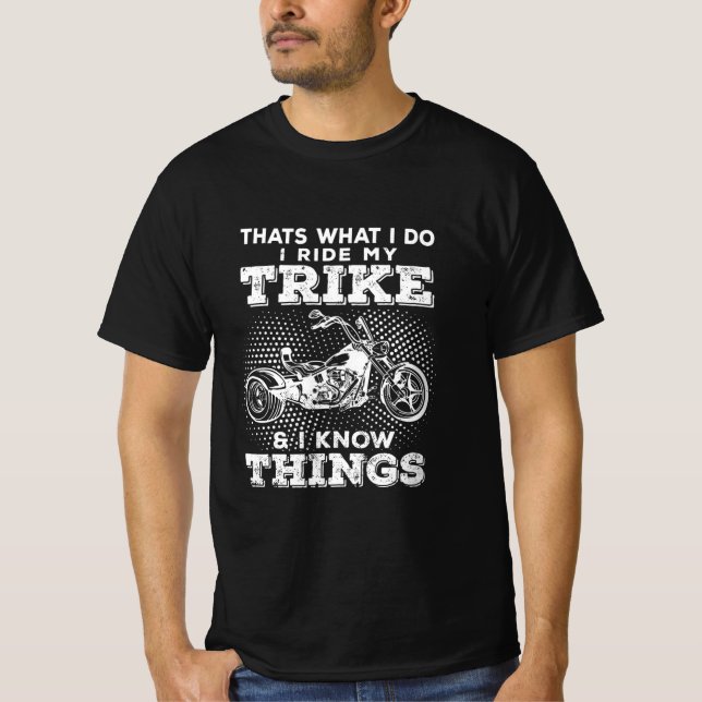 Trike Trikes Motorrad Freiheit Triker Motorräder T-Shirt (Vorderseite)