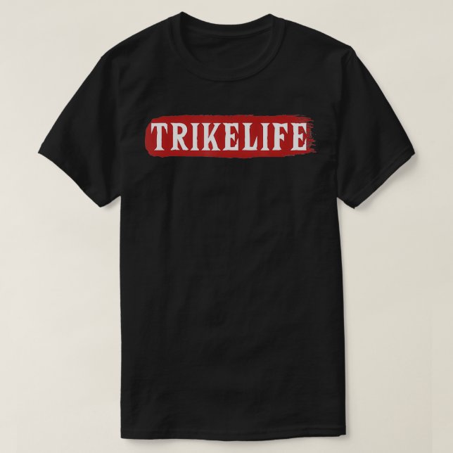 Trikelife Dreiräder Motorrad-Triker T-Shirt (Design vorne)