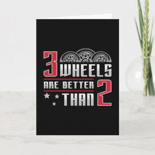 Triker 3 Räder sind besser als 2 Motor Trike Karte