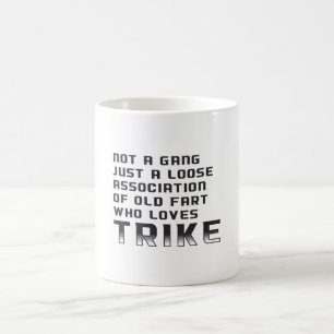 Triker Motor Trike Trikers Dreirad Lustig Vintage Kaffeetasse