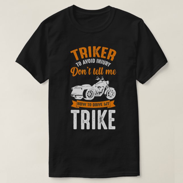 Triker Motorrad-Club  T-Shirt (Design vorne)