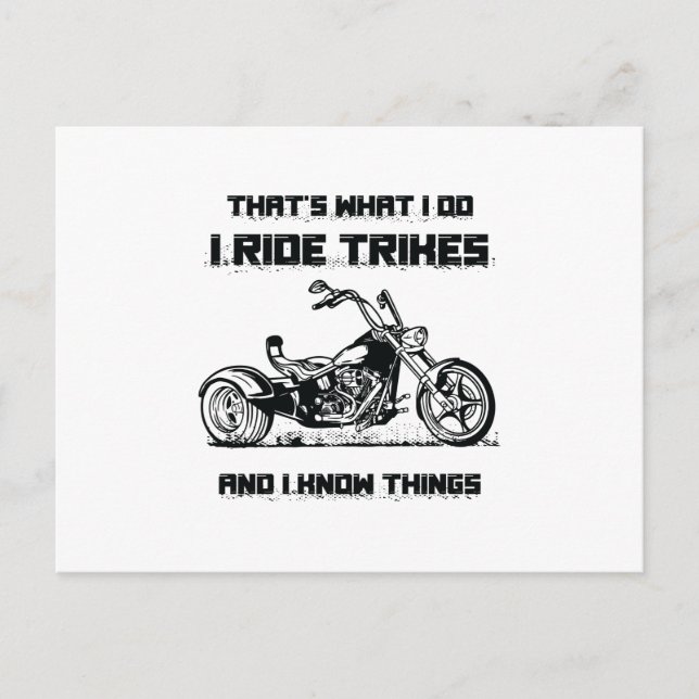 Triker Postkarte (Vorderseite)