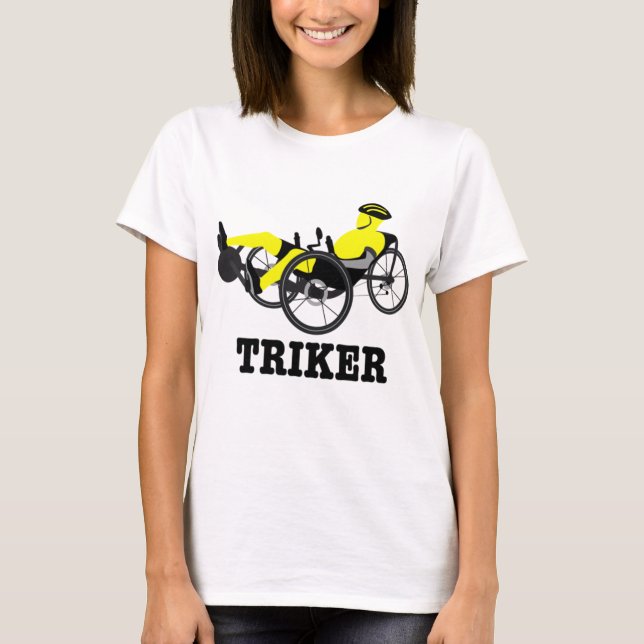 Triker Recumbent Bike Trike T-Shirt (Vorderseite)