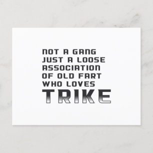Trikers Trikers Trirad Trikers Vintag Postkarte