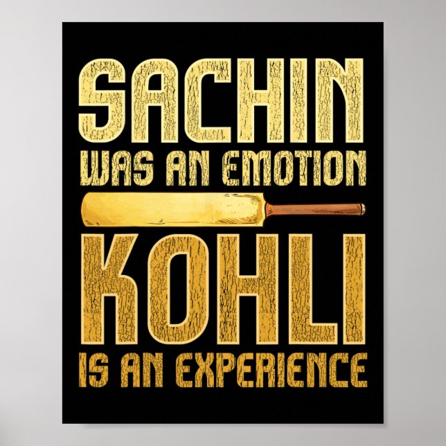Trikot der indischen Cricket-Mannschaft Poster (Vorne)