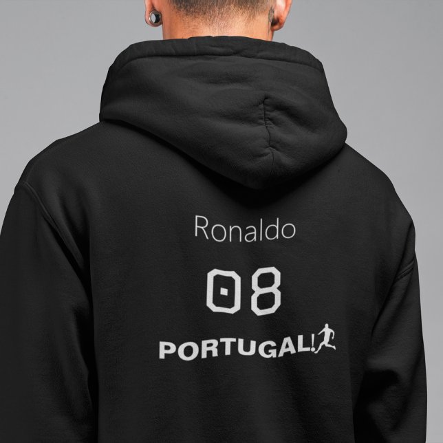 Trikot-Stil mit individuellem Namen und Nummer Hoodie (Von Creator hochgeladen)