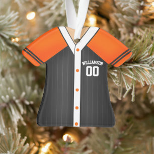 Trikotfarben Personalisiertes Baseball-Trikot Ornament