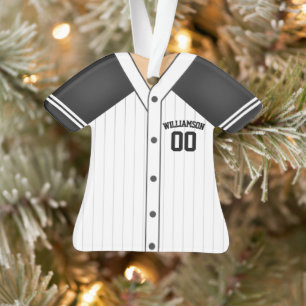 Trikotfarben Personalisiertes Baseball-Trikot Ornament