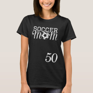Trikotnummer 50 der Soccer-Mom Lieblingsspieler #5 T-Shirt