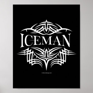 Tril Hockey Tattoo (Eismann) - Eishockeyspieler  Poster