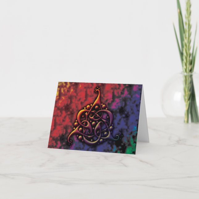 TriLink Celtic Knot Karte (Vorderseite)