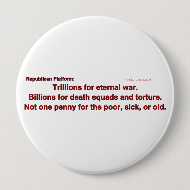 TrillionsEternalWar Button (Vorderseite)
