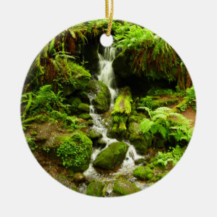 Trillium Falls at Redwood National Park Keramikornament