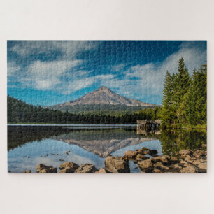 Trillium Lake Monument Oregon Puzzle