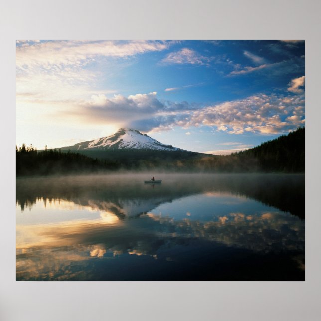 Trillium Lake | National Forest of Mount Hood, OR Poster (Vorne)