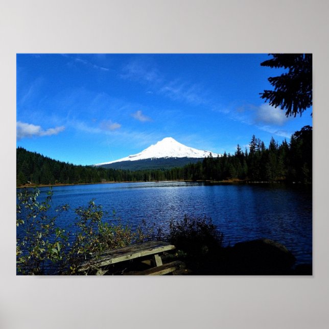 Trillium Lake, OR Poster (Vorne)