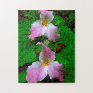 Trillium-Wildblume Puzzle