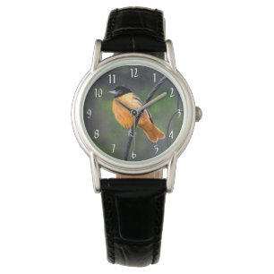 Trillori-Gemälde - Originale Vogelkunst Armbanduhr