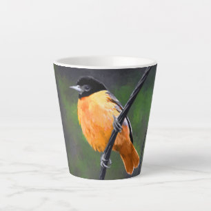 Trillori-Gemälde - Originale Vogelkunst Milchtasse