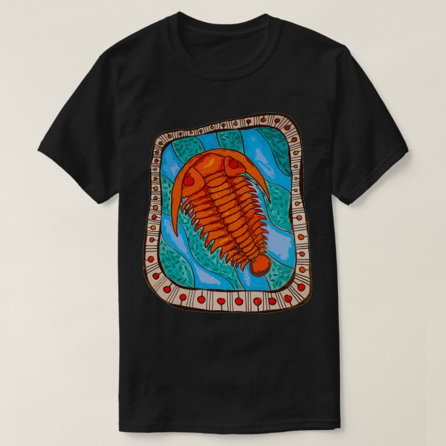 Trilobite Fossil T-Shirt (Design vorne)
