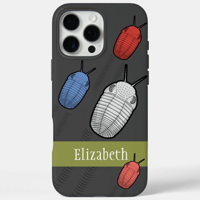 Trilobite Migration - prähistorisches Tier Case-Mate iPhone Hülle (Rückseite)