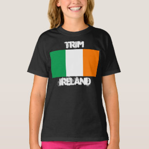 Trim, Irland mit irischer Flagge Kinder T-Shirt