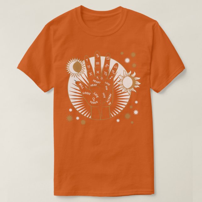 Trimix Moon Amp Sun Magic Art T-Shirt (Design vorne)
