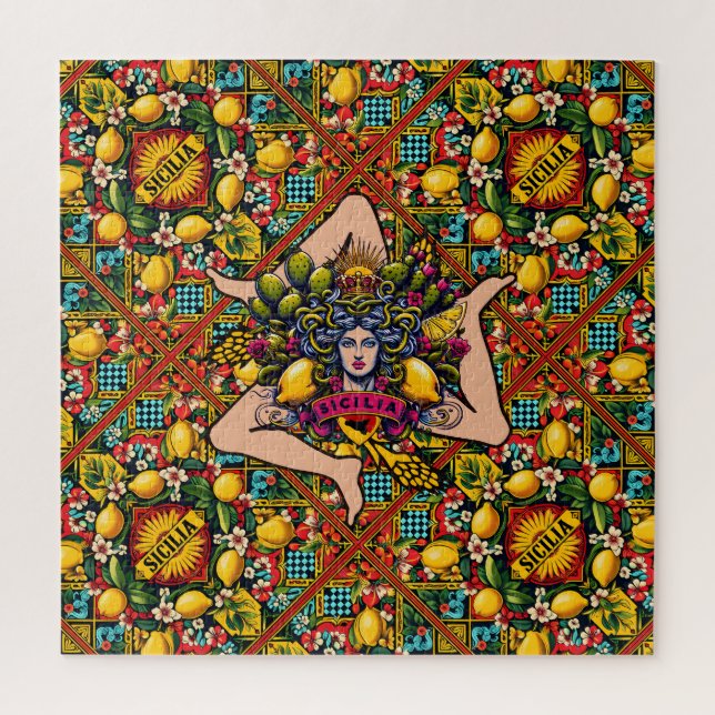 Trinacria Sicilian Puzzle (Vertikal)