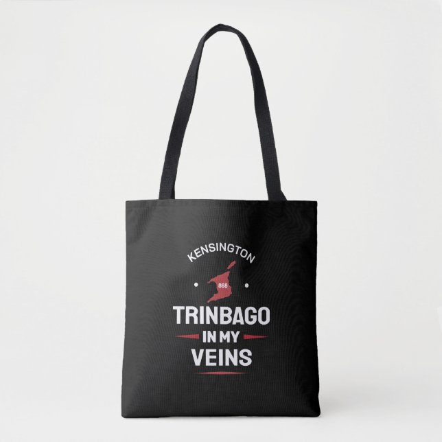 Trinbago in My Veins | Trini Pride BLACK (Vorderseite)