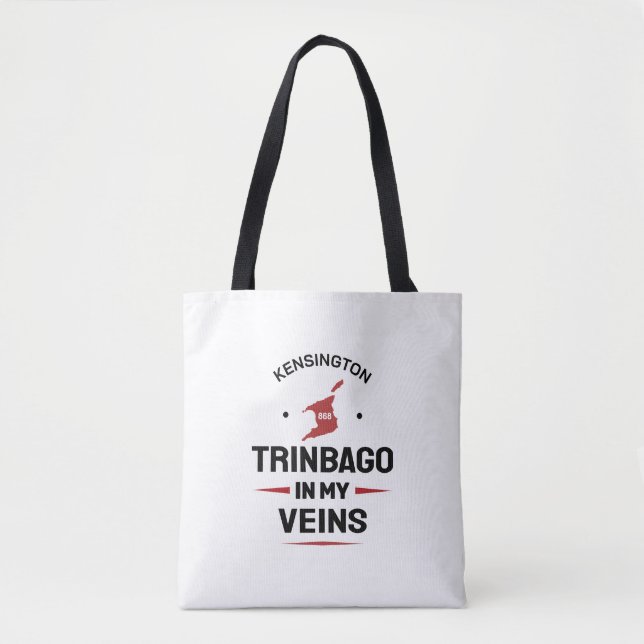 Trinbago in My Veins | Trini Pride WHITE (Vorderseite)