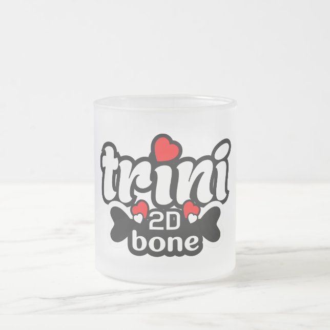 Trini 2D Bone Mattglastasse (Mittel)