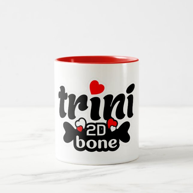 Trini 2D Bone Zweifarbige Tasse (Mittel)