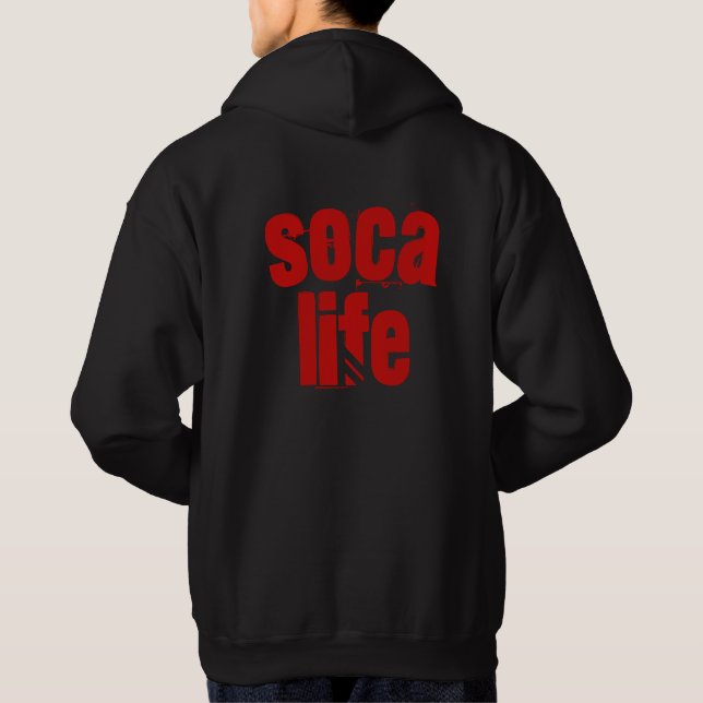 Trini Area Code Hoodie 868 (Rückseite)