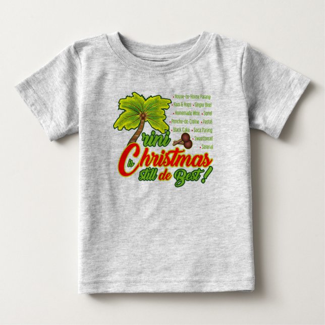 Trini Christmas-Baby Romper Baby T-shirt (Vorderseite)
