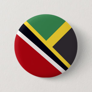 Trini Jamaikanische Flagge   Trinidad Jamaica Flag Button