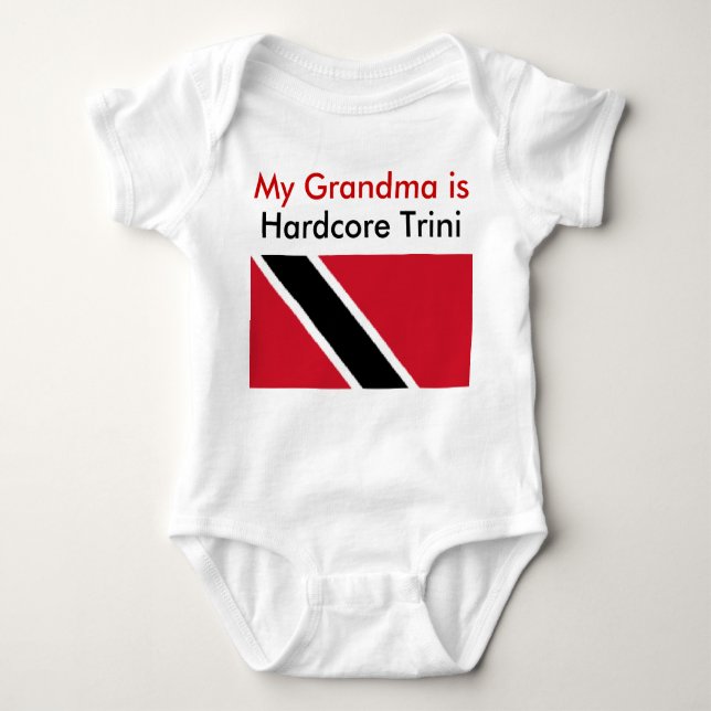 Trini Oma Baby Strampler (Vorderseite)