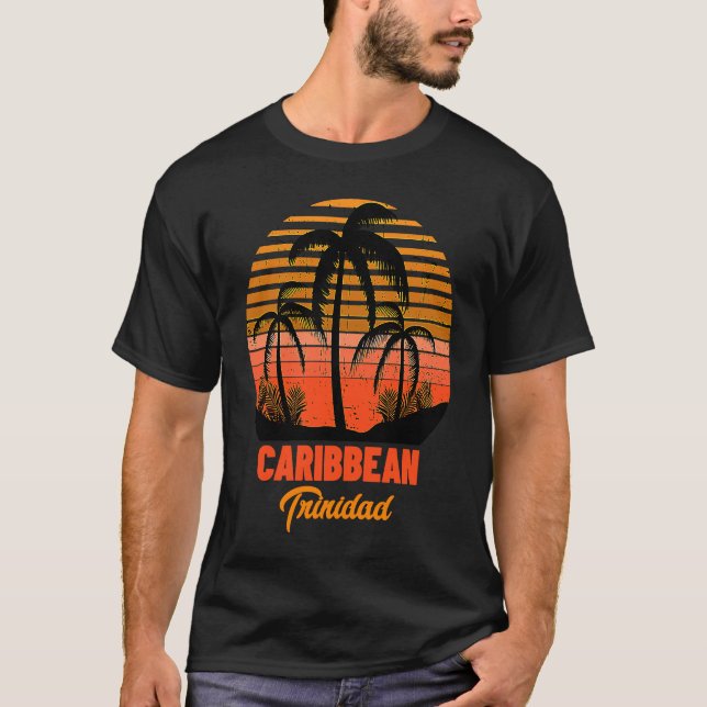 Trinidad Caribbean Sea Beach Vacation T-Shirt (Vorderseite)