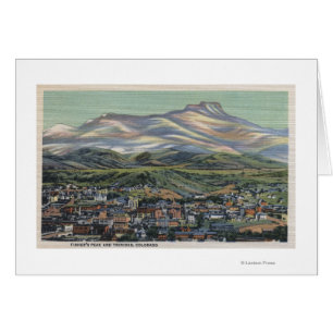 Trinidad, Colorado - Fischerspitze und Stadt