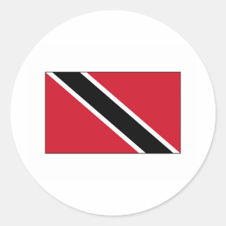 Trinidad FLAG International Runder Aufkleber