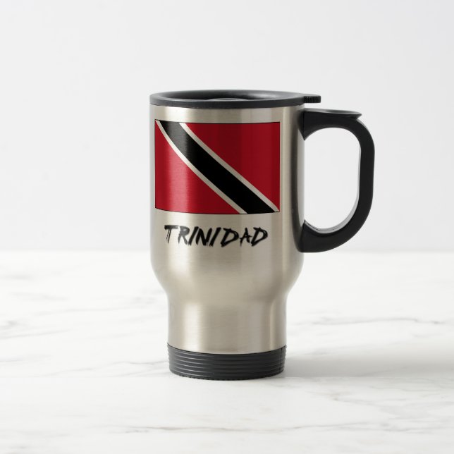 Trinidad-Flagge Reisebecher (Rechts)
