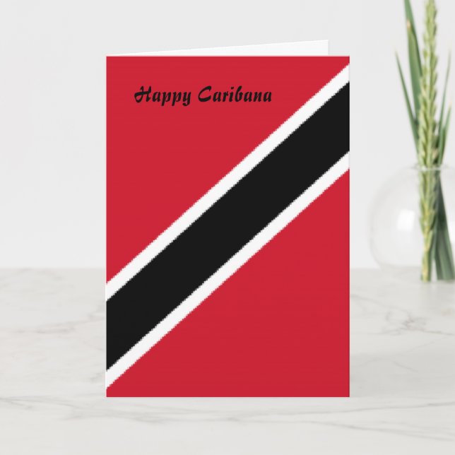 Trinidad happy caribana Grüße Karten (Vorderseite)